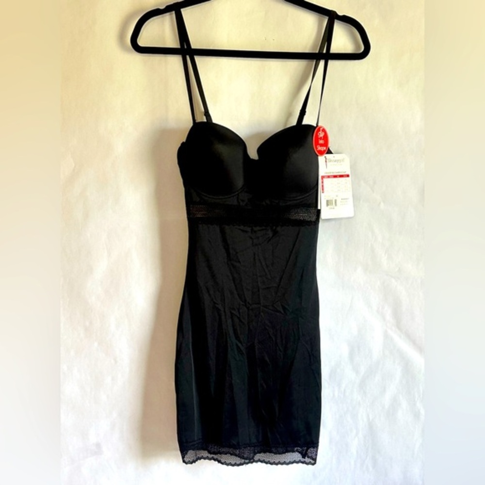Skinnygirl Black Intimate Slip Dress